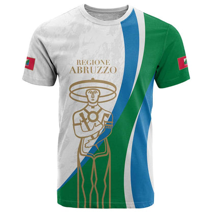 Personalized Italian Region Abruzzo T-Shirt Italy Sporty Style Graphic Tee