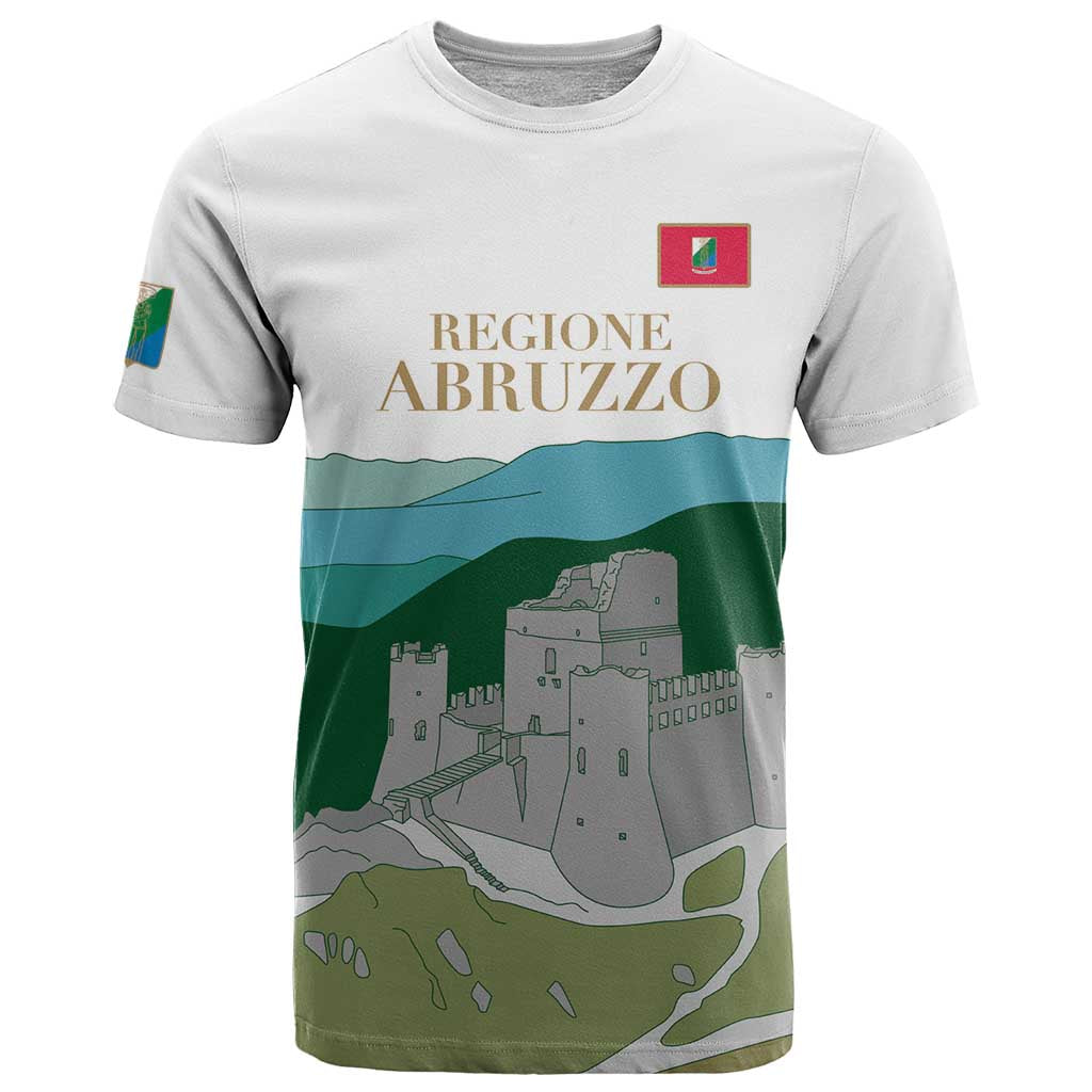 Custom Italy Abruzzo T-Shirt Gran Sasso d'Italia Graphic Tee