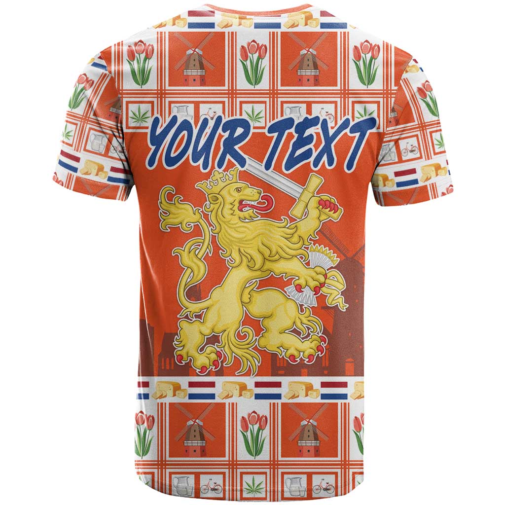 Personalized Netherlands Christmas T-Shirt Coat Of Arms - Prettige Kerst Graphic Tee