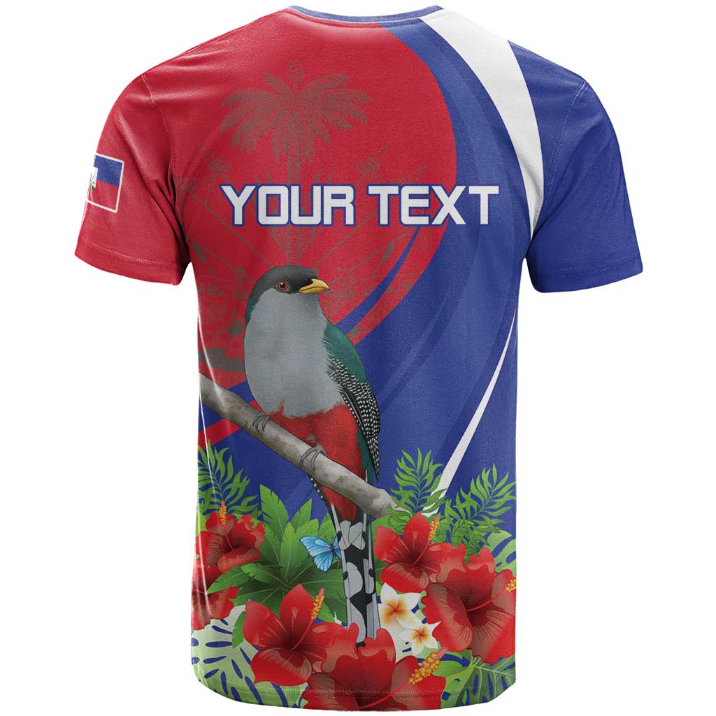 Personalized Hispaniolan Trogon Haiti T-Shirt Sporty Style Graphic Tee