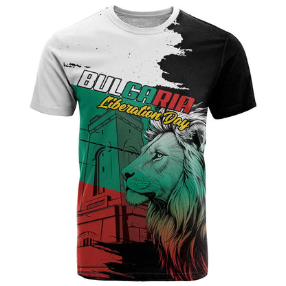 Bulgaria Liberation Day Personalized T-Shirt Bulgarian Lion National Pride Patriotic Graphic Tee