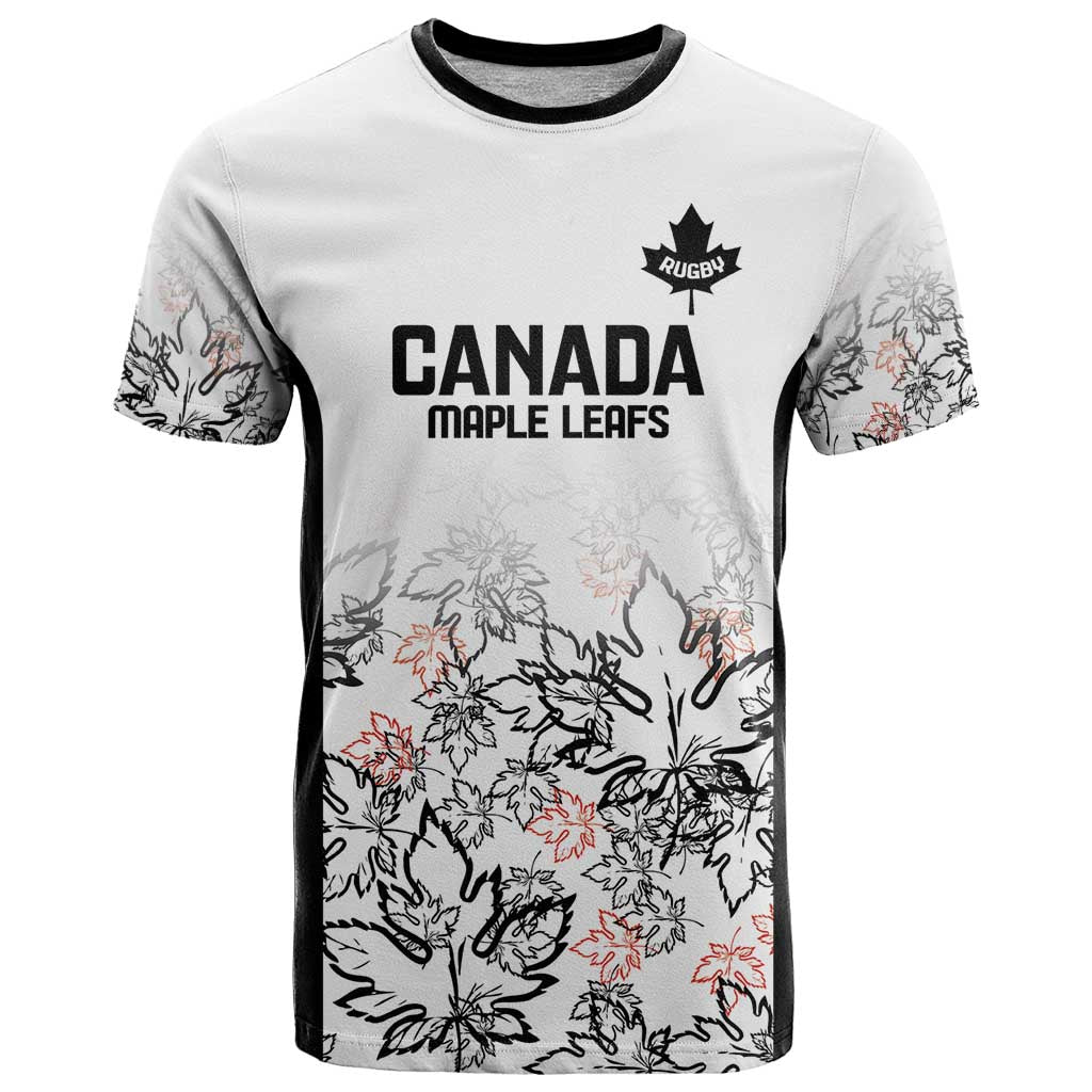 Canada Rugby Custom T-Shirt Maple Leafs Go Champion Graphic Tee