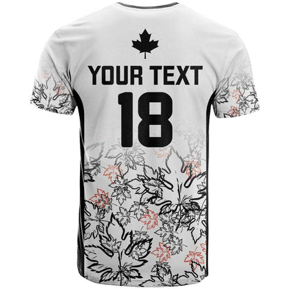 Canada Rugby Custom T-Shirt Maple Leafs Go Champion Graphic Tee