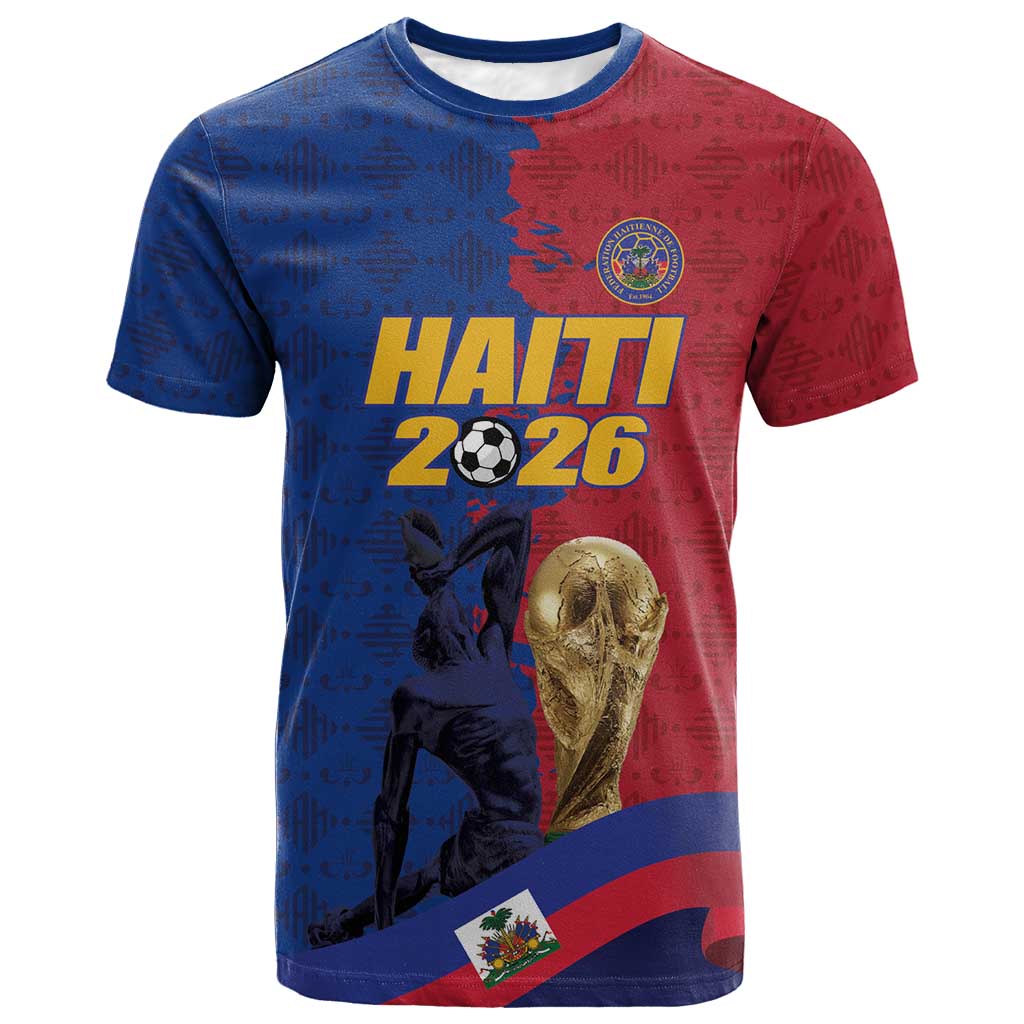 Custom Afro-Haitians Football T-Shirt Les Grenadiers 2026 World Football Graphic Tee