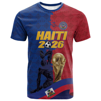 Custom Afro-Haitians Football T-Shirt Les Grenadiers 2026 World Football Graphic Tee