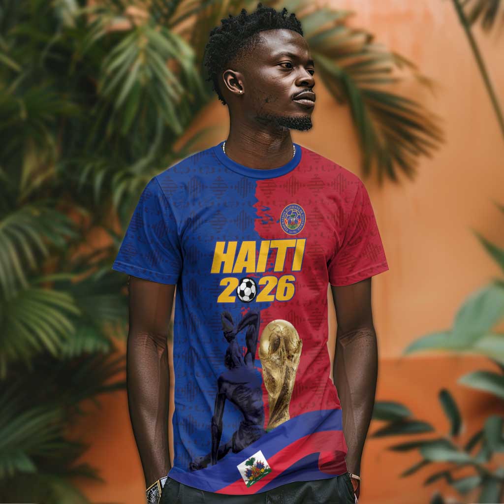 Custom Afro-Haitians Football T-Shirt Les Grenadiers 2026 World Football Graphic Tee