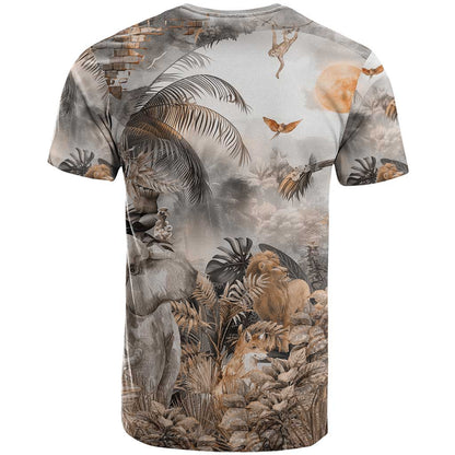 Africa Safari Animals T-Shirt Graphic Tee