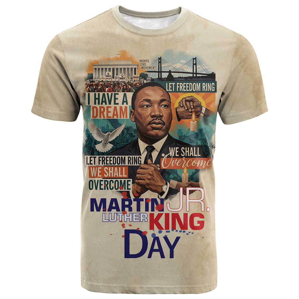 Martin Luther King MLK T-Shirt I Have a Dream Vintage Art Graphic Tee