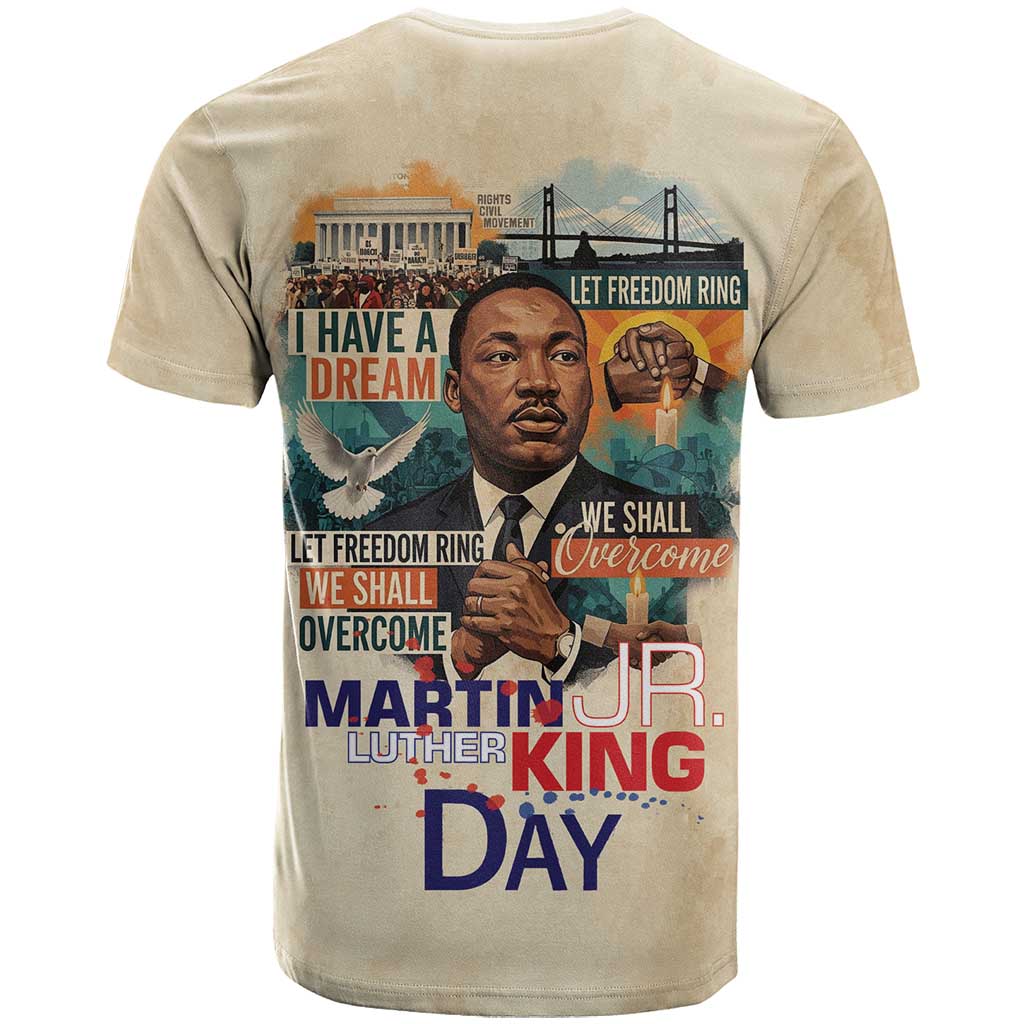 Martin Luther King MLK T-Shirt I Have a Dream Vintage Art Graphic Tee