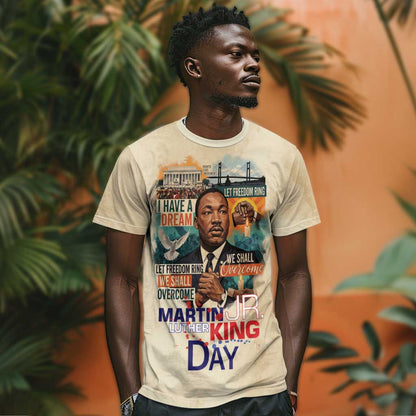 Martin Luther King MLK T-Shirt I Have a Dream Vintage Art Graphic Tee