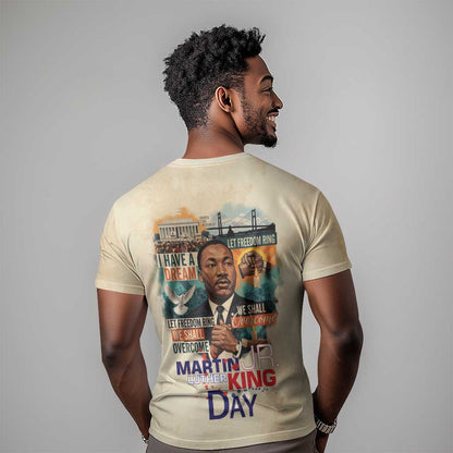 Martin Luther King MLK T-Shirt I Have a Dream Vintage Art Graphic Tee