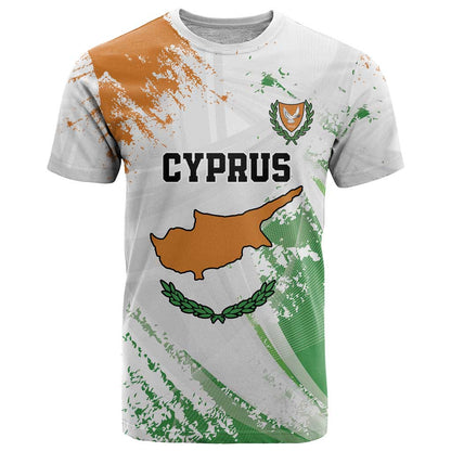 Custom Cyprus T-Shirt Sporty Style Graphic Tee