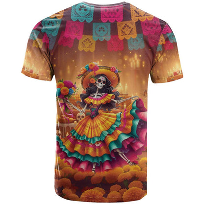Mexico Day Of The Dead T-Shirt Día de los Muertos Catrina Graphic Tee