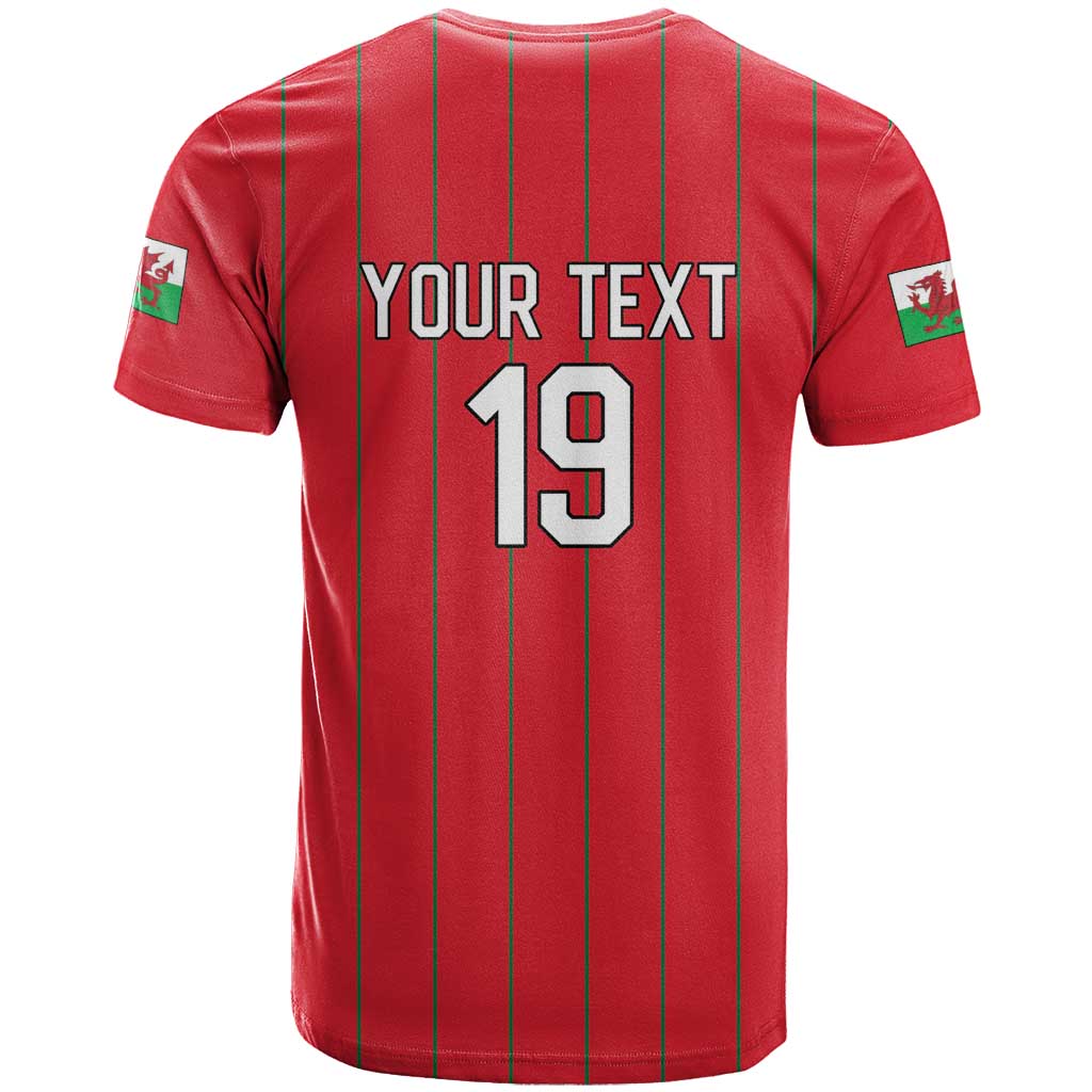 Custom World Football 2026 Wales T-Shirt Cymru Together Stronger Graphic Tee