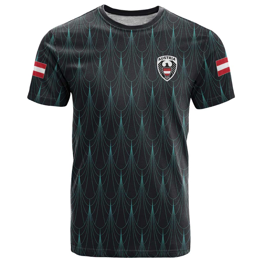 Custom World Football 2026 Austria T-Shirt Das Team Eagle Wing Style Graphic Tee