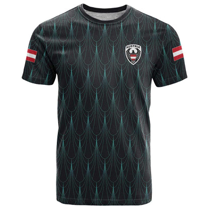 Custom World Football 2026 Austria T-Shirt Das Team Eagle Wing Style Graphic Tee