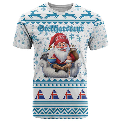 Iceland Christmas T-Shirt Stekkjastaur Sheep-Cote-Clod Graphic Tee