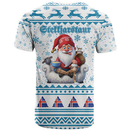 Iceland Christmas T-Shirt Stekkjastaur Sheep-Cote-Clod Graphic Tee