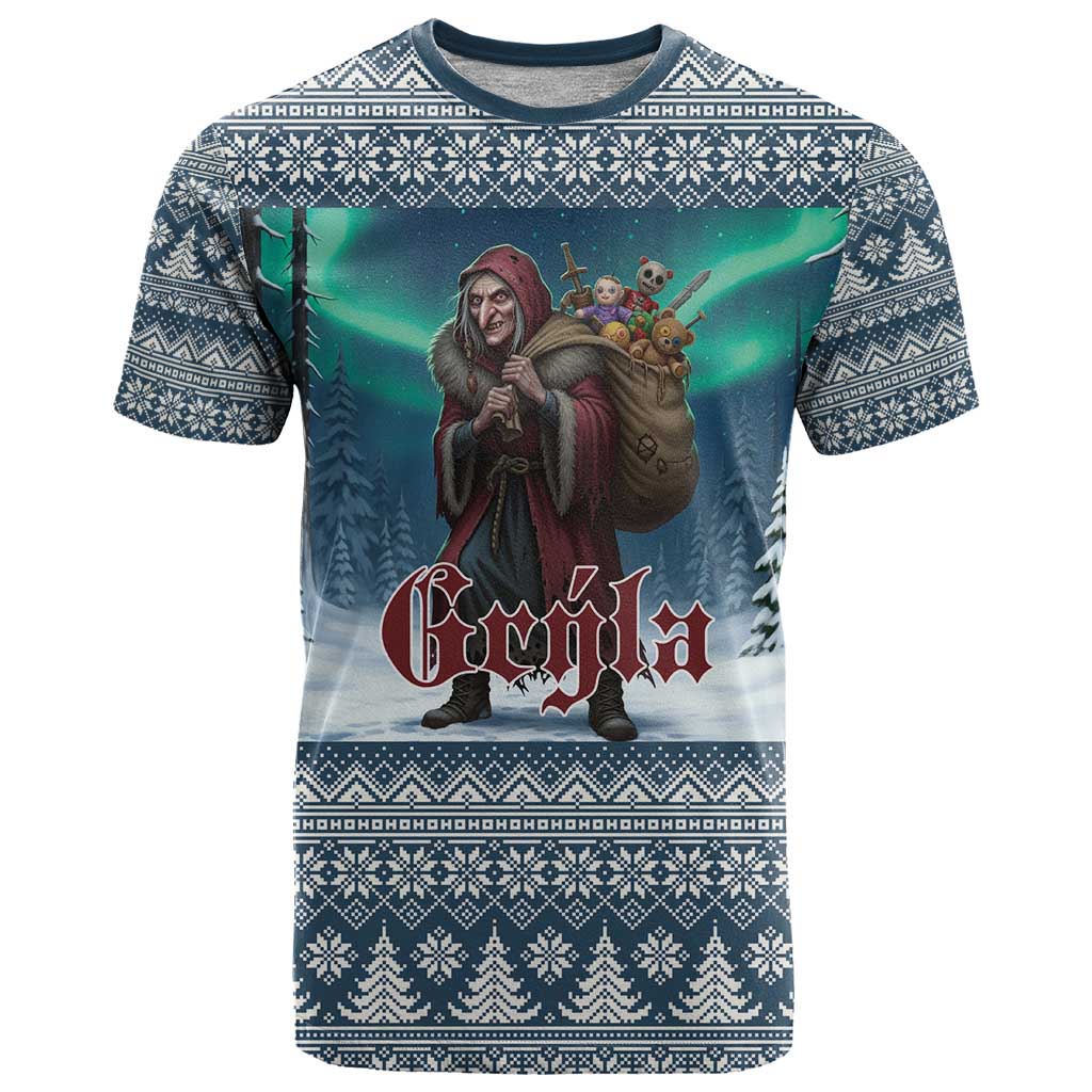 Iceland Christmas T-Shirt Icelandic Gryla Evil Mother of Yule Lads Graphic Tee