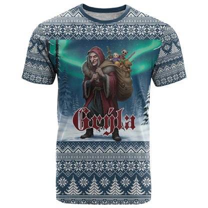 Iceland Christmas T-Shirt Icelandic Gryla Evil Mother of Yule Lads Graphic Tee