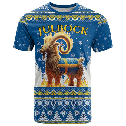 Sweden Christmas T-Shirt Julbock Yule Goat Graphic Tee