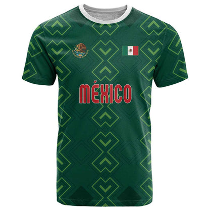 Custom Mexico Football T-Shirt Go Champions Mexico Graphic Tee
