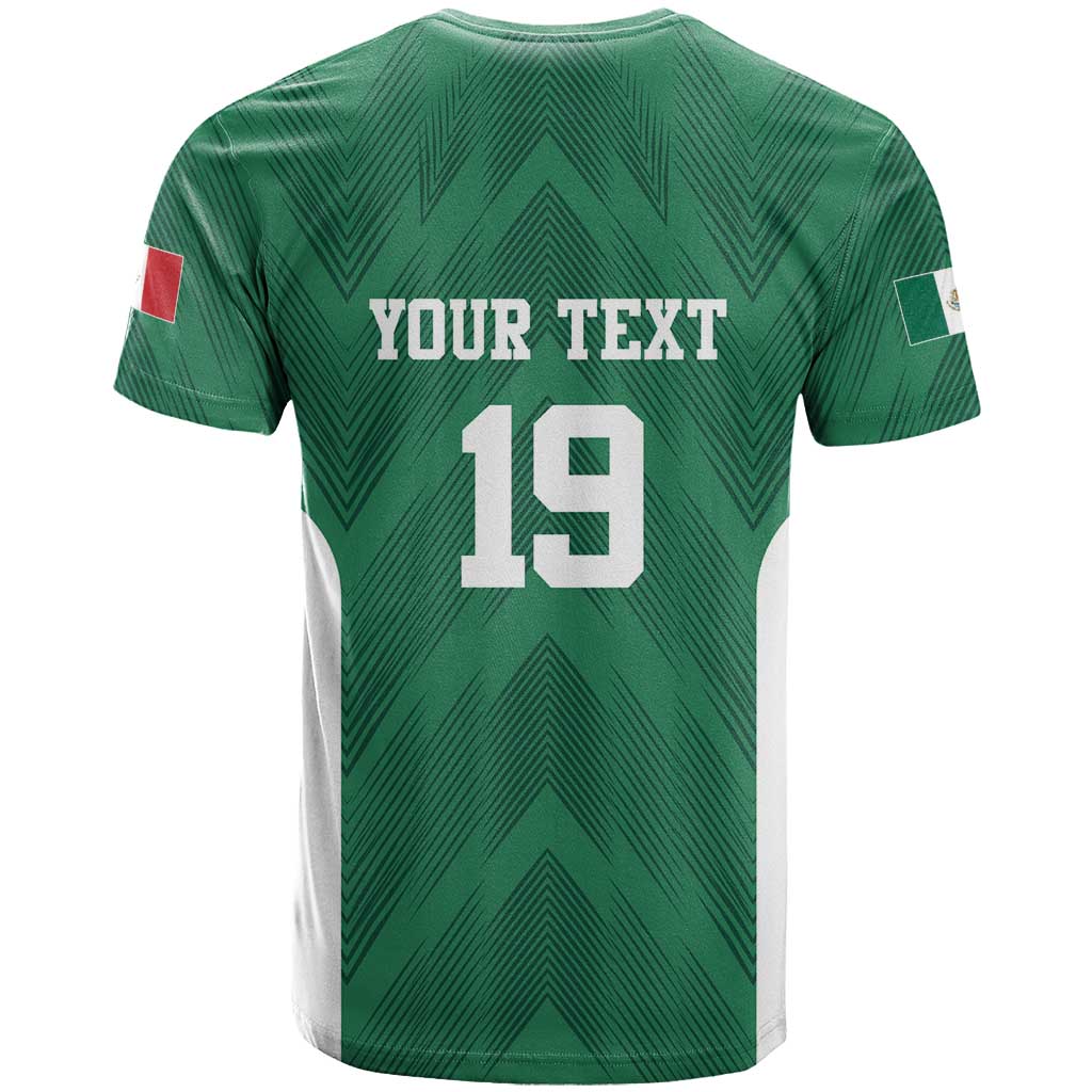Custom Mexico Football T-Shirt El Tricolor World Cup Style Graphic Tee
