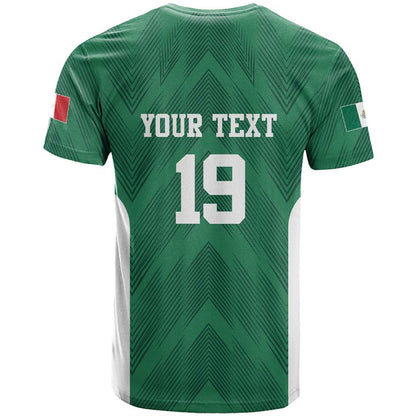 Custom Mexico Football T-Shirt El Tricolor World Cup Style Graphic Tee
