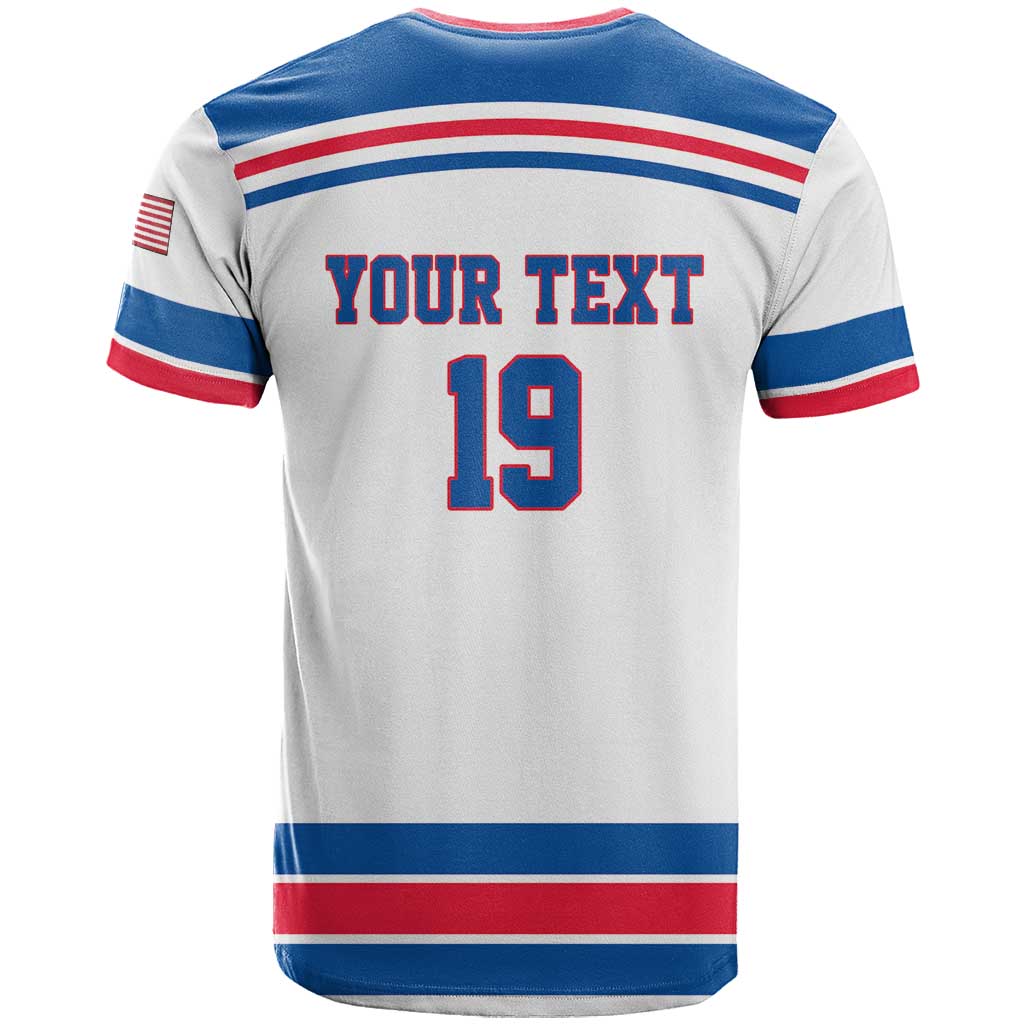 Custom USA Ice Hockey T-Shirt Let’s Go Champions Graphic Tee