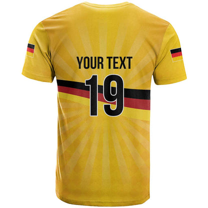 Custom Germany Heritage Eagle T-Shirt German Eagle with Flag Design Graphic Tee