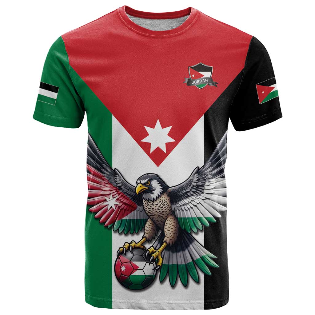 Custom World Football 2026 Jordan T-Shirt Eagle Rising Road To Champion Graphic Tee