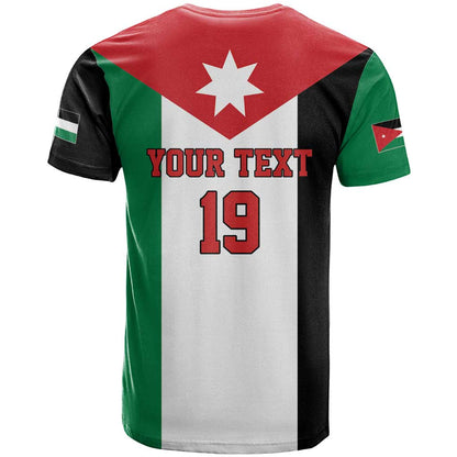 Custom World Football 2026 Jordan T-Shirt Eagle Rising Road To Champion Graphic Tee