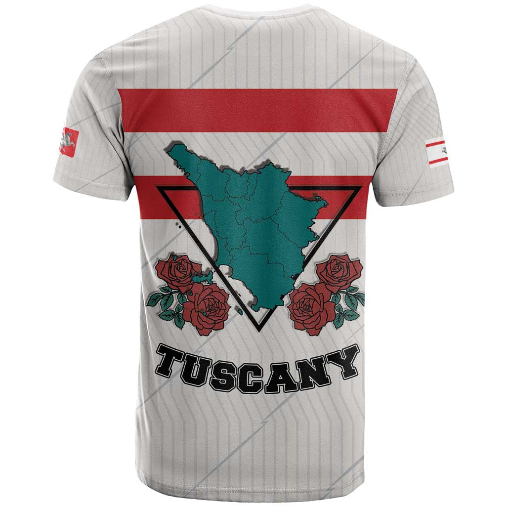 Italy Tuscany T-Shirt Pegasus With Map Style Graphic Tee