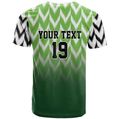 Custom Nigeria Football T-Shirt The Super Eagles Rise Graphic Tee