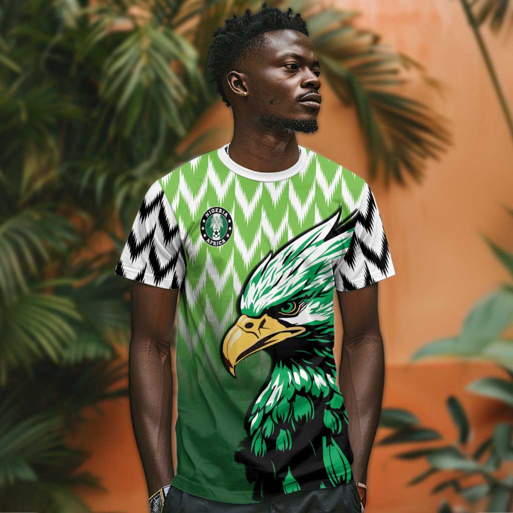 Custom Nigeria Football T-Shirt The Super Eagles Rise Graphic Tee