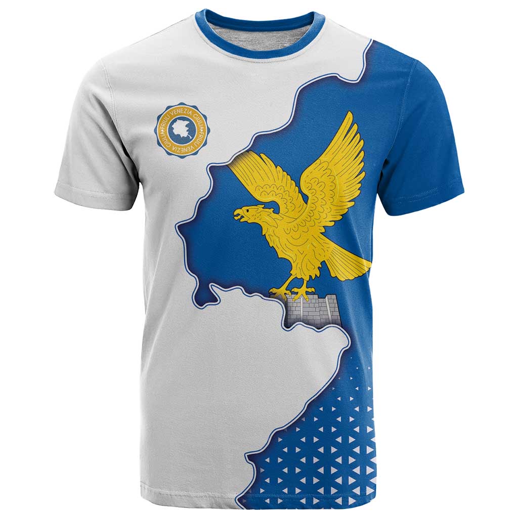 Italy Friuli-Venezia Giulia T-Shirt Flag Vintage Style Graphic Tee
