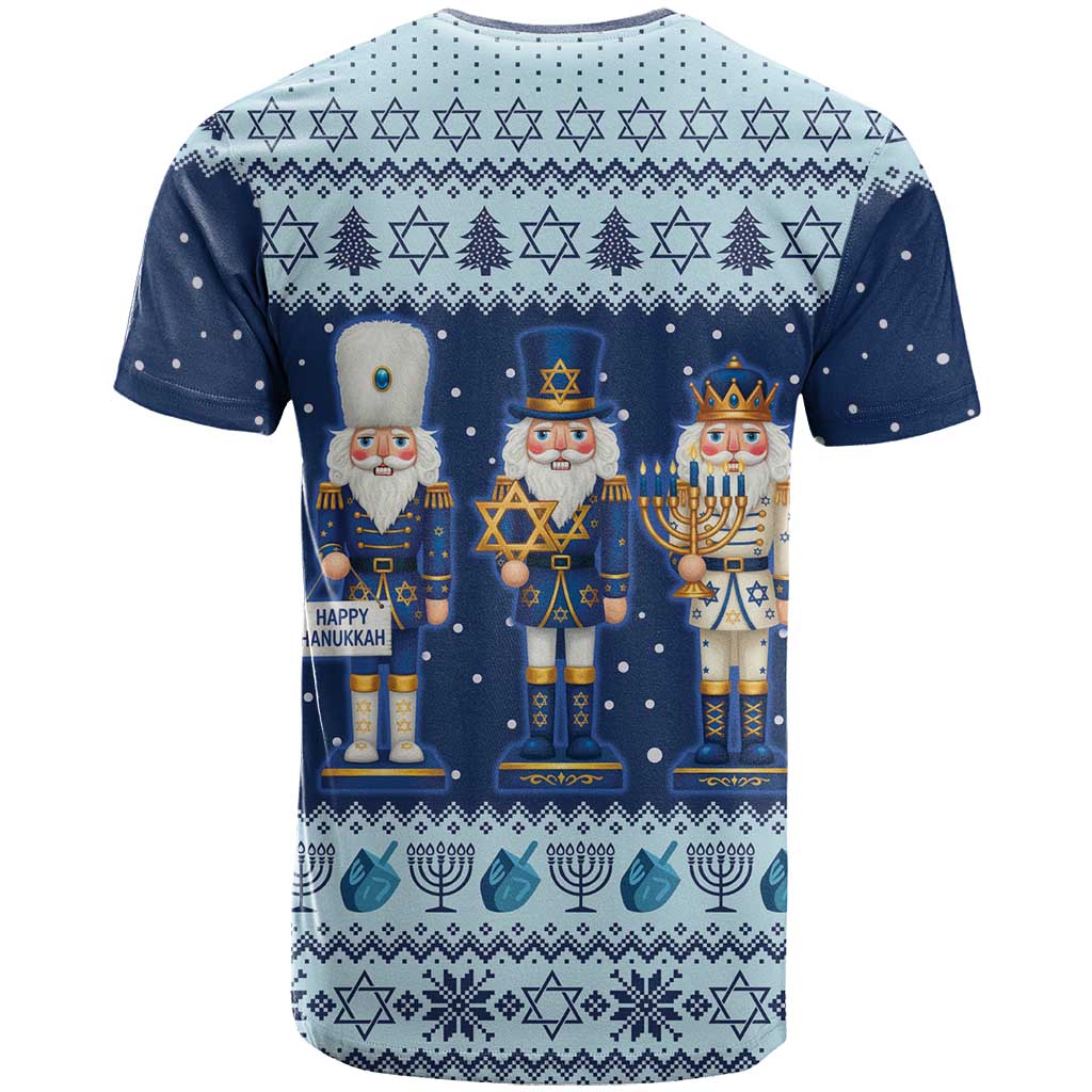 Chrismukkah Nutcracker T-Shirt Funny Hanukkah Xmas Style Graphic Tee