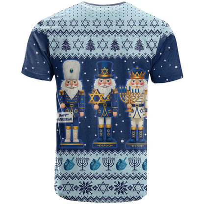 Chrismukkah Nutcracker T-Shirt Funny Hanukkah Xmas Style Graphic Tee