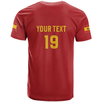 Custom World Football 2026 Spain T-Shirt Road To Champions Dream Graphic Tee