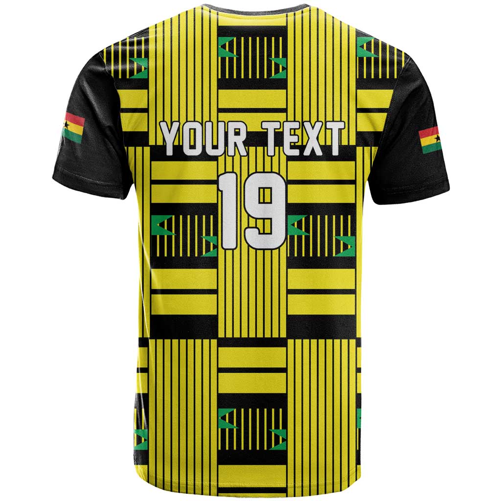 Custom World Football 2026 Ghana T-Shirt Rise With The Black Stars Graphic Tee