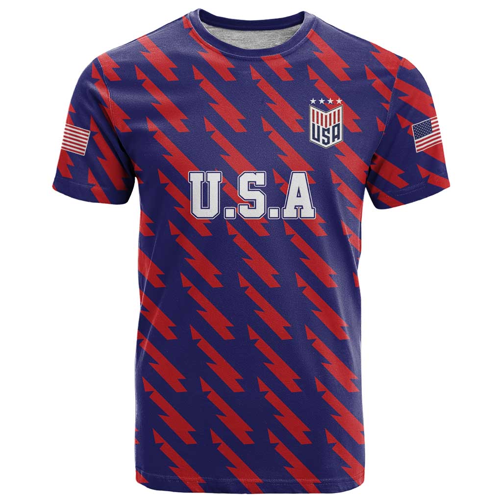 Custom World Soccer 2026 USA T-Shirt Road To Glory Bring It Home Graphic Tee
