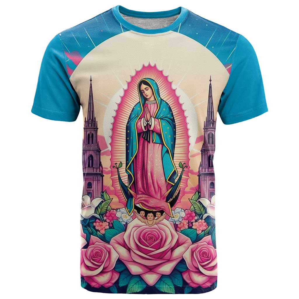 Our Lady of Guadalupe T-Shirt Virgin Mary of Mexico Graphic Tee