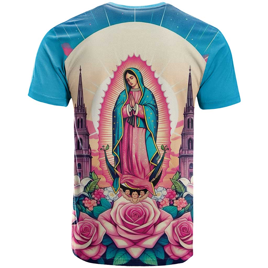 Our Lady of Guadalupe T-Shirt Virgin Mary of Mexico Graphic Tee