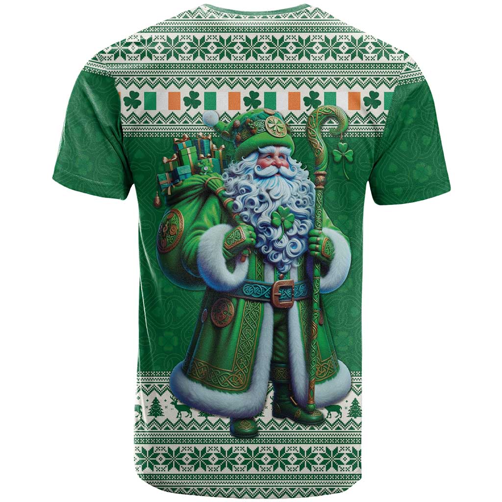 Ireland Christmas T-Shirt Irish Santa Claus Graphic Tee