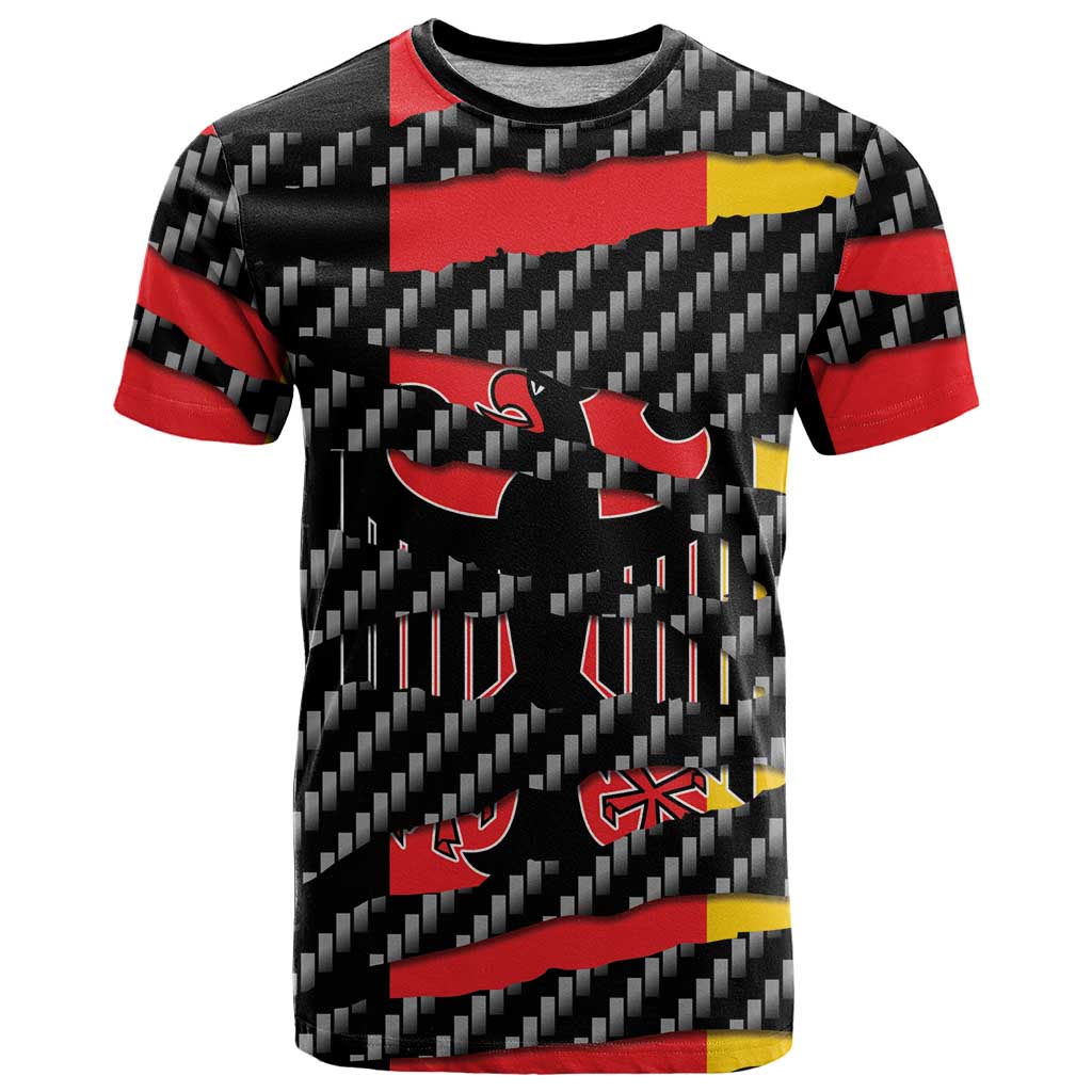 Germany Beast T-Shirt Ripped Flag Graphic Graphic Tee