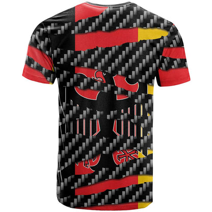 Germany Beast T-Shirt Ripped Flag Graphic Graphic Tee
