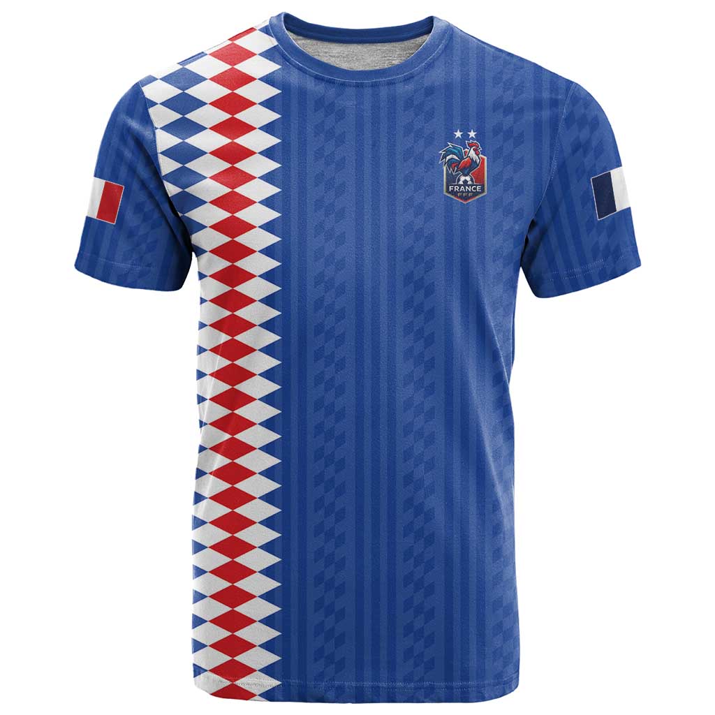 Custom World Football 2026 France T-Shirt Les Bleus Road To Champions Graphic Tee