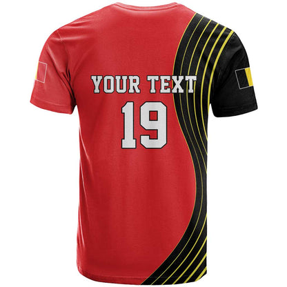 Custom World Football 2026 Belgium T-Shirt Red Devils Go Champions Graphic Tee