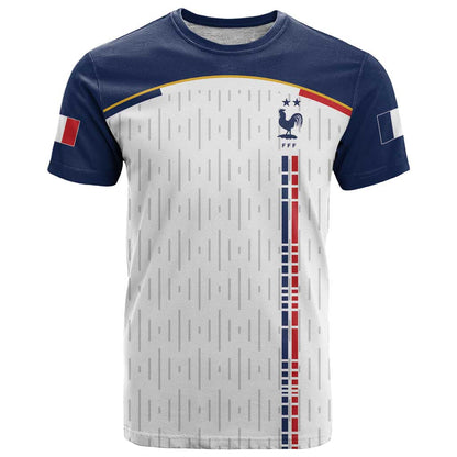 Custom World Football 2026 France T-Shirt Allez Les Bleus Graphic Tee