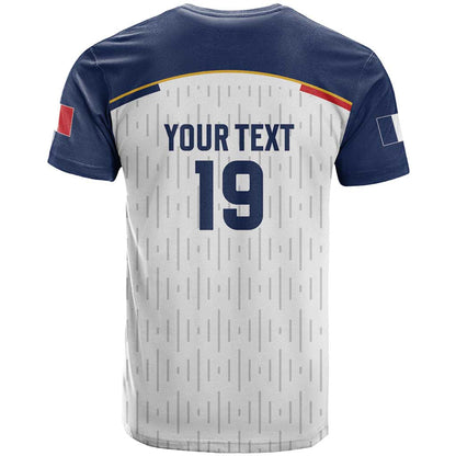 Custom World Football 2026 France T-Shirt Allez Les Bleus Graphic Tee